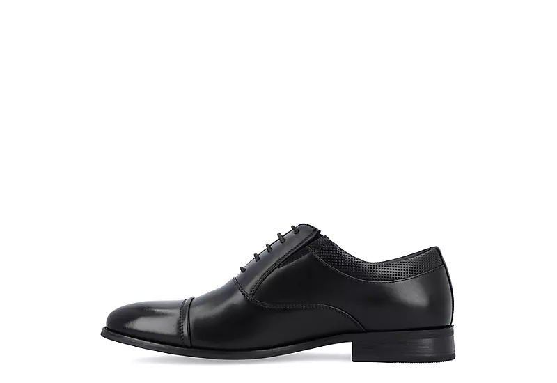 Vance Co Mens Bradley Cap Toe Oxford - Black 6 Vance Co Mens Bradley Cap Toe Oxford - Black - Image 4
