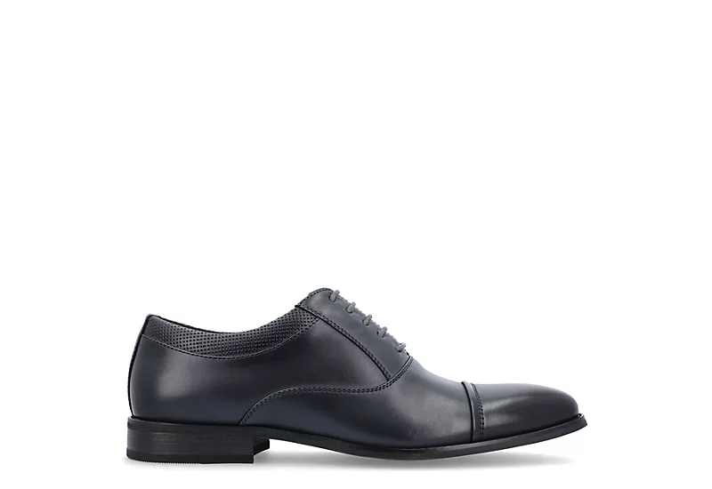 Vance Co Mens Bradley Cap Toe Oxford - Grey 4 Vance Co Mens Bradley Cap Toe Oxford - Grey - Image 2