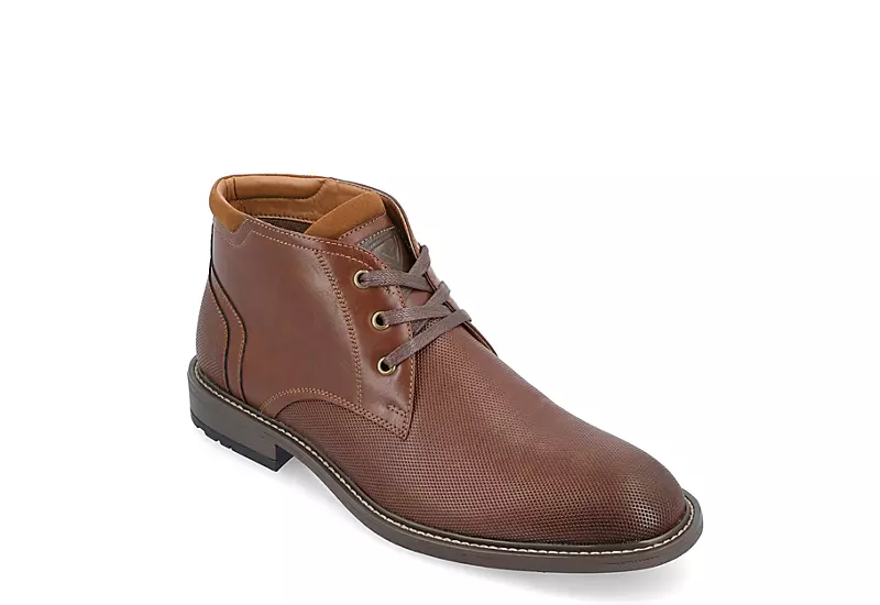 Vance Co Mens Vaughn Chukka Boot - Brown 3 Vance Co Mens Vaughn Chukka Boot - Brown