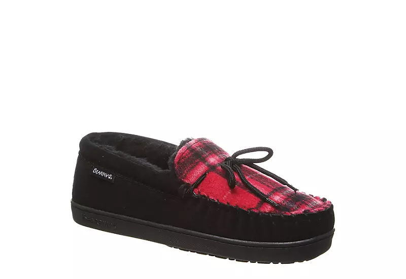 Bearpaw Mens Moc Ii Slipper - Black 3 Bearpaw Mens Moc Ii Slipper - Black