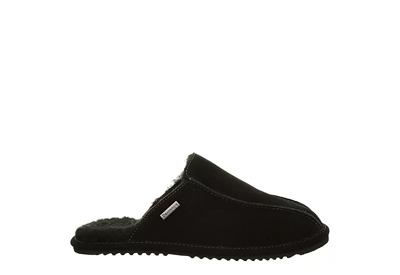 Bearpaw Mens Pierre Slipper - Black 4 Bearpaw Mens Pierre Slipper - Black - Image 2