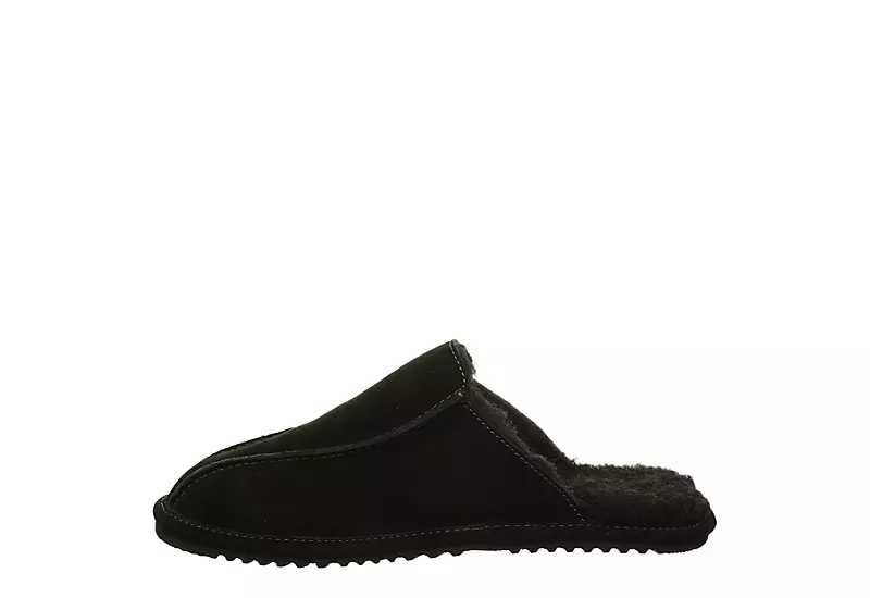 Bearpaw Mens Pierre Slipper - Black 5 Bearpaw Mens Pierre Slipper - Black - Image 3