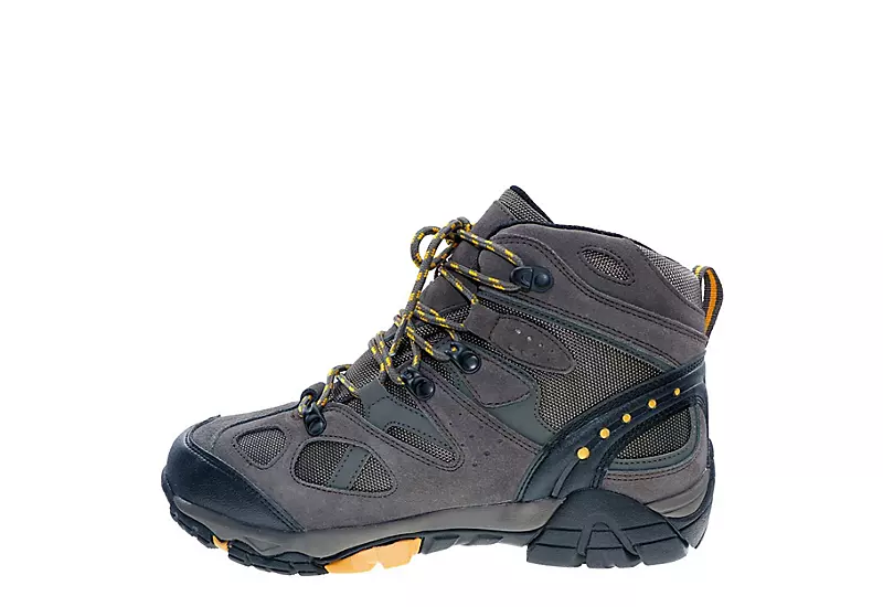 Bearpaw Mens Brock Waterproof Mid Hiking Boot - Taupe 5 Bearpaw Mens Brock Waterproof Mid Hiking Boot - Taupe - Image 3