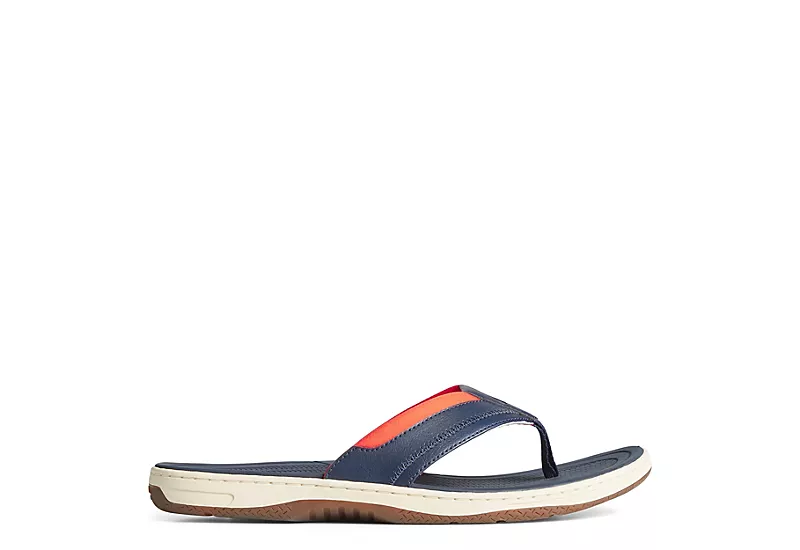 Sperry Mens Havasu Sport Flip Flop Sandal - Navy 4 Sperry Mens Havasu Sport Flip Flop Sandal - Navy - Image 2