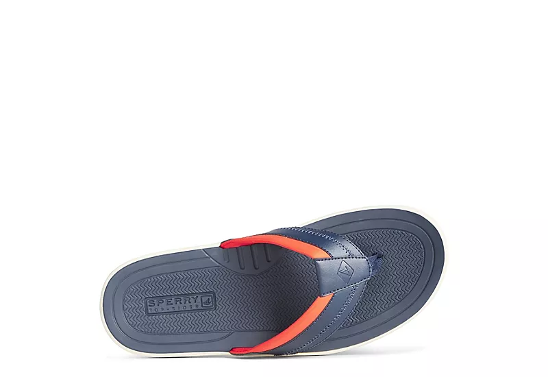 Sperry Mens Havasu Sport Flip Flop Sandal - Navy 7 Sperry Mens Havasu Sport Flip Flop Sandal - Navy - Image 5