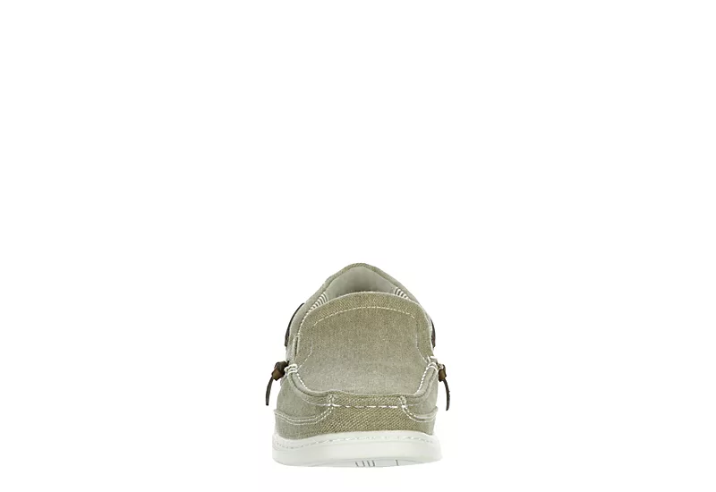 Margaritaville Mens Dock Slip On Boat Shoe - Tan 5 Margaritaville Mens Dock Slip On Boat Shoe - Tan - Image 3