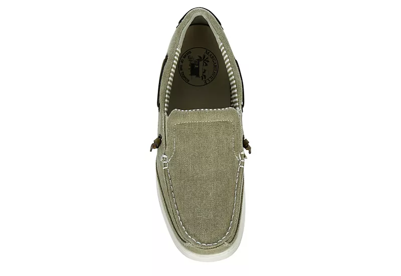Margaritaville Mens Dock Slip On Boat Shoe - Tan 8 Margaritaville Mens Dock Slip On Boat Shoe - Tan - Image 6