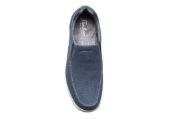 Florsheim Mens Lakeside Canvas Moc Toe Slip On Oxford - Navy 14 Florsheim Mens Lakeside Canvas Moc Toe Slip On Oxford - Navy -Shoe Promotion Shop US 01 502787 05