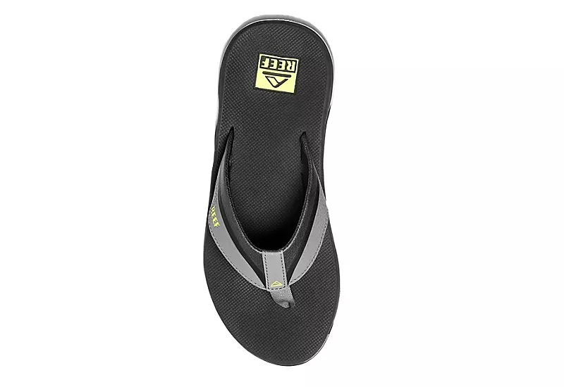 Reef Mens Anchor Flip Flop Sandal - Grey 5 Reef Mens Anchor Flip Flop Sandal - Grey - Image 3