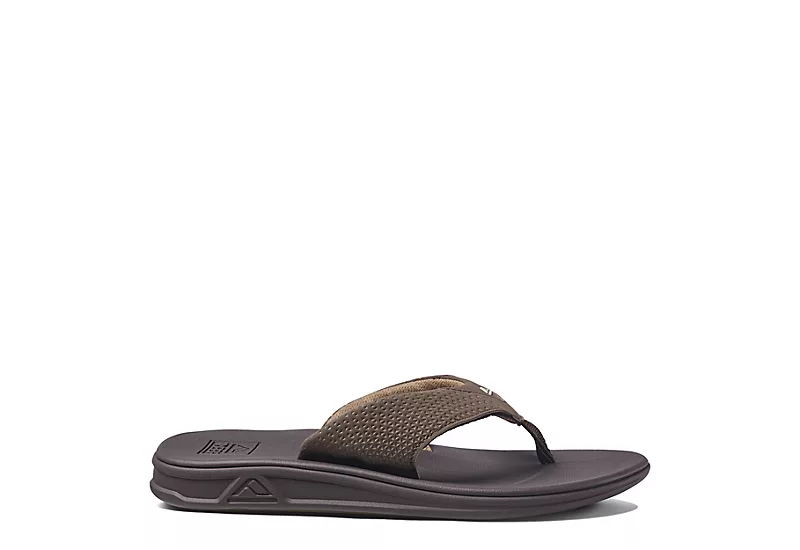 Reef Mens Rover Flip Flop Sandal - Brown 4 Reef Mens Rover Flip Flop Sandal - Brown - Image 2