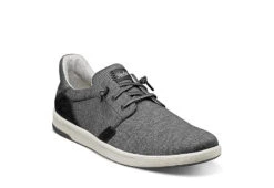 Florsheim Mens Crossover Canvas Plain Toe Slip On Sneaker - Black
