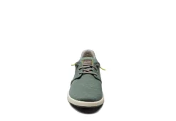 Florsheim Mens Crossover Canvas Plain Toe Slip On Sneaker - Green -Shoe Promotion Shop US 01 502872 02