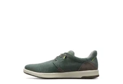 Florsheim Mens Crossover Canvas Plain Toe Slip On Sneaker - Green -Shoe Promotion Shop US 01 502872 03