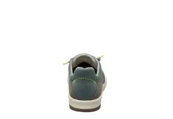 Florsheim Mens Crossover Canvas Plain Toe Slip On Sneaker - Green -Shoe Promotion Shop US 01 502872 04
