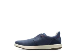 Florsheim Mens Crossover Canvas Plain Toe Slip On Sneaker - Navy -Shoe Promotion Shop US 01 502873 03