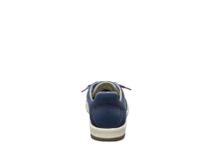 Florsheim Mens Crossover Canvas Plain Toe Slip On Sneaker - Navy -Shoe Promotion Shop US 01 502873 04