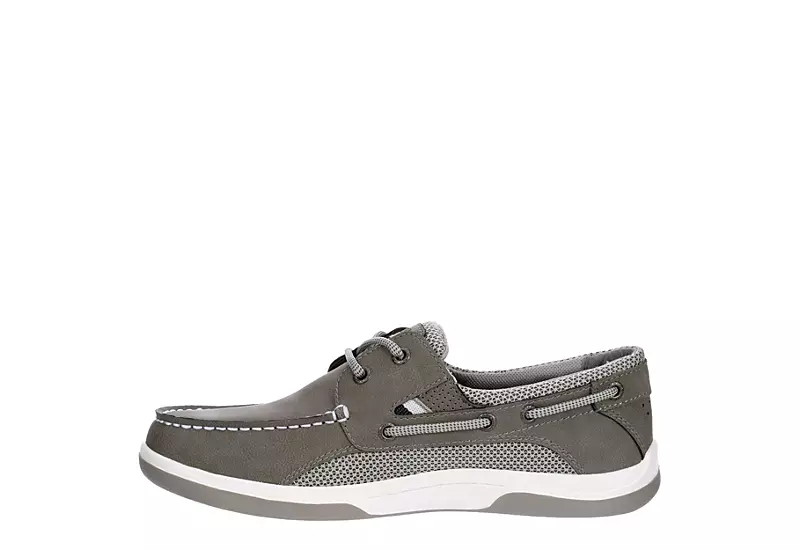 Margaritaville Mens Steady Boat Shoe - Grey 6 Margaritaville Mens Steady Boat Shoe - Grey - Image 4