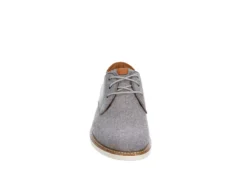Florsheim Mens Highland Canvas Plain Toe Oxford - Grey -Shoe Promotion Shop US 01 521078 02
