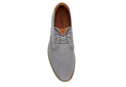Florsheim Mens Highland Canvas Plain Toe Oxford - Grey -Shoe Promotion Shop US 01 521078 05
