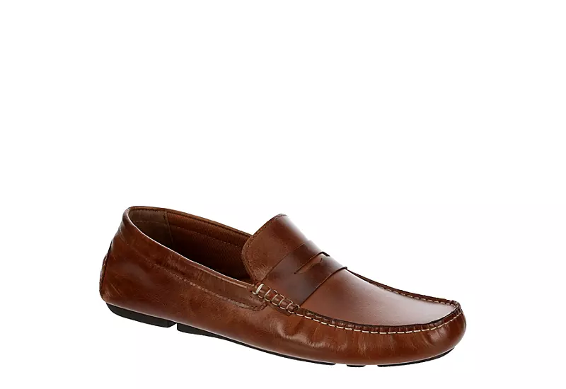 Franco Fortini Mens Daven Penny Loafer Oxford - Cognac 3 Franco Fortini Mens Daven Penny Loafer Oxford - Cognac