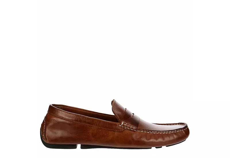 Franco Fortini Mens Daven Penny Loafer Oxford - Cognac 4 Franco Fortini Mens Daven Penny Loafer Oxford - Cognac - Image 2