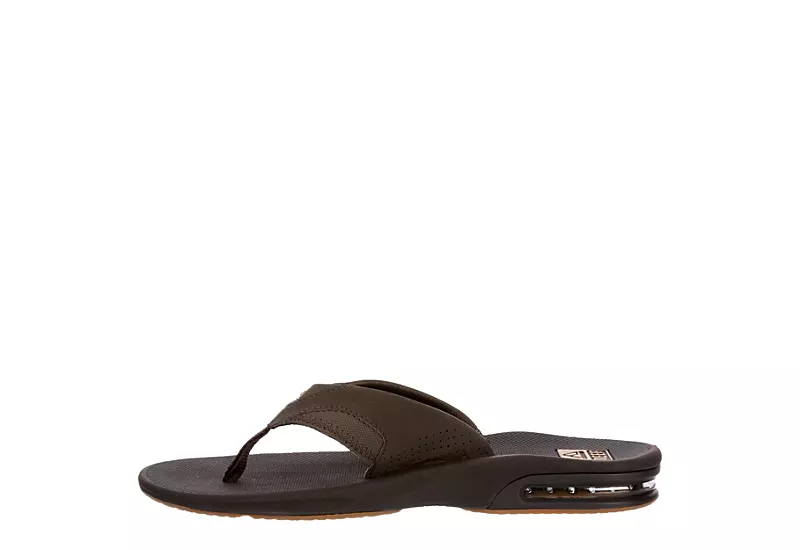 Reef Mens Fanning Flip Flop Sandal - Brown 6 Reef Mens Fanning Flip Flop Sandal - Brown - Image 4
