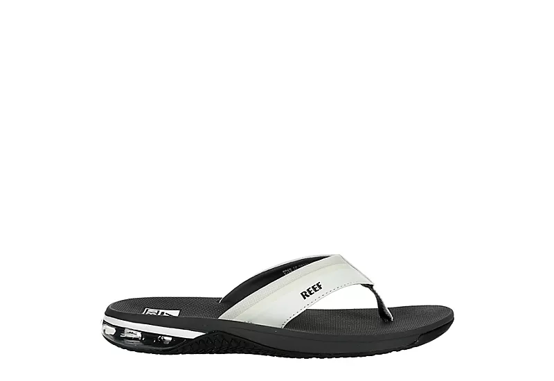 Reef Mens Anchor Flip Flop Sandal - White 4 Reef Mens Anchor Flip Flop Sandal - White - Image 2