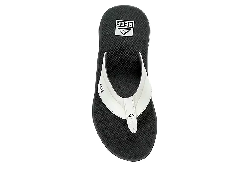 Reef Mens Anchor Flip Flop Sandal - White 8 Reef Mens Anchor Flip Flop Sandal - White - Image 6