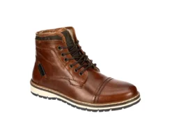 Franco Fortini Mens Blake Lace-up Boot - Cognac
