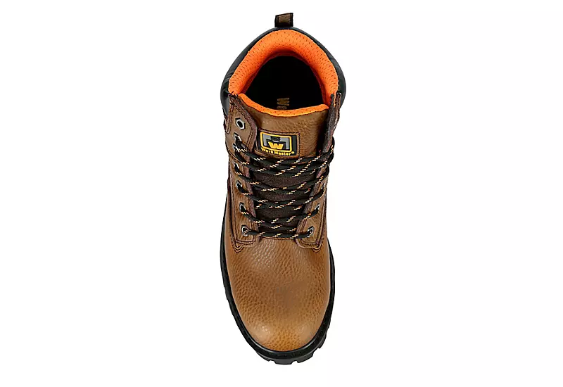 Work Master Mens Mt. Prospect Bl Work Boot - Brown 8 Work Master Mens Mt. Prospect Bl Work Boot - Brown - Image 6