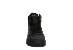 Adidas Mens Hoops 3.0 Mid Sneaker - Black -Shoe Promotion Shop US 01 600493 02