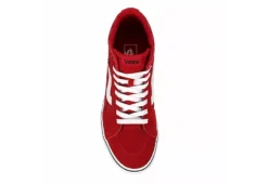 Vans Mens Filmore High Top Sneaker - Red -Shoe Promotion Shop US 01 600672 05