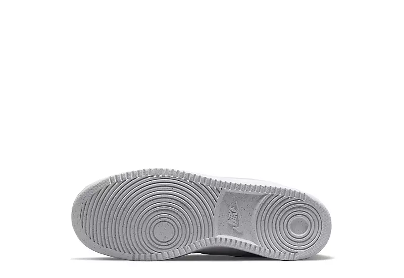 Nike Mens Court Vision Mid Sneaker - White 8 Nike Mens Court Vision Mid Sneaker - White - Image 6