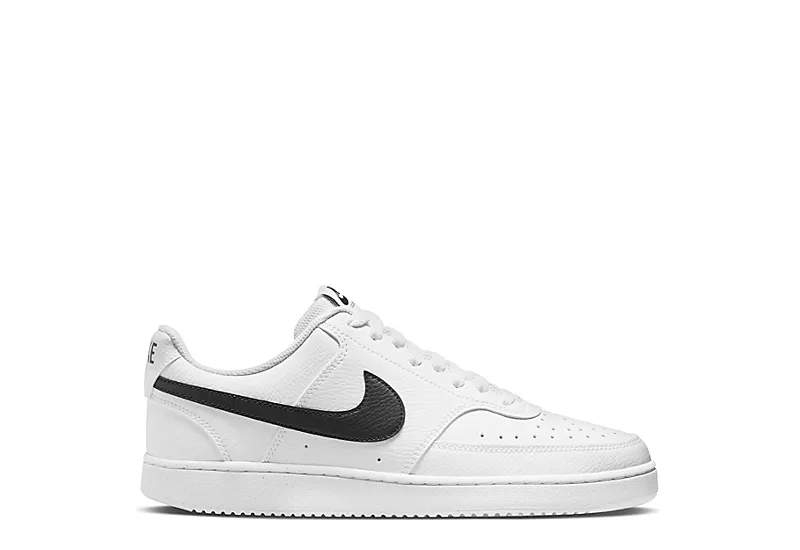 Nike Mens Court Vision Low Sneaker - White 3 Nike Mens Court Vision Low Sneaker - White