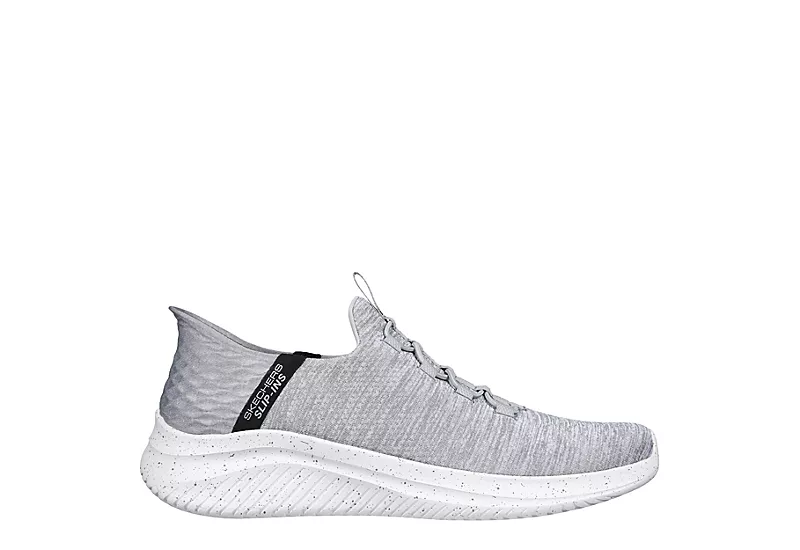 Skechers Mens Slip-ins Ultra Flex 3.0 - Grey 4 Skechers Mens Slip-ins Ultra Flex 3.0 - Grey - Image 2