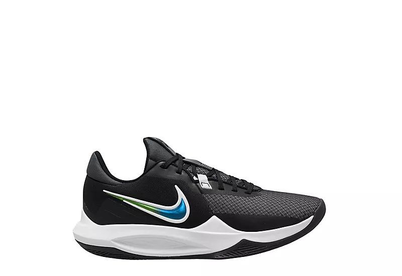 Nike Mens Precision 6 Basketball Shoe - Black 4 Nike Mens Precision 6 Basketball Shoe - Black - Image 2