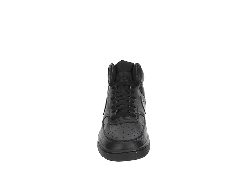 Nike Mens Court Vision Mid Sneaker - Black 5 Nike Mens Court Vision Mid Sneaker - Black - Image 3