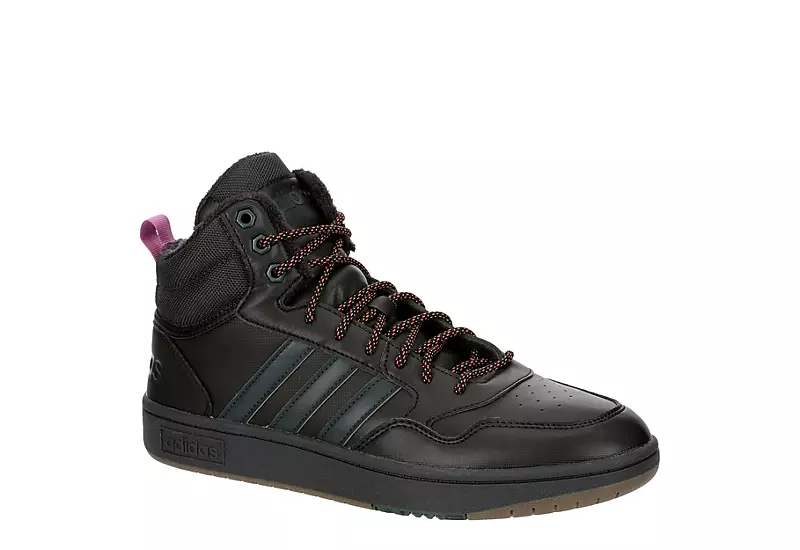 Adidas Mens Hoops 3.0 Mid Winter Sneaker - Black 3 Adidas Mens Hoops 3.0 Mid Winter Sneaker - Black