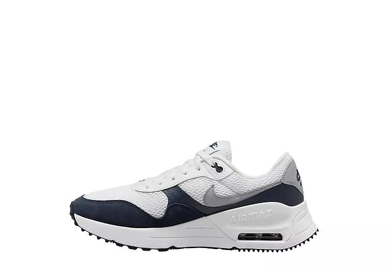 Nike Mens Air Max Systm Sneaker - White 5 Nike Mens Air Max Systm Sneaker - White - Image 3