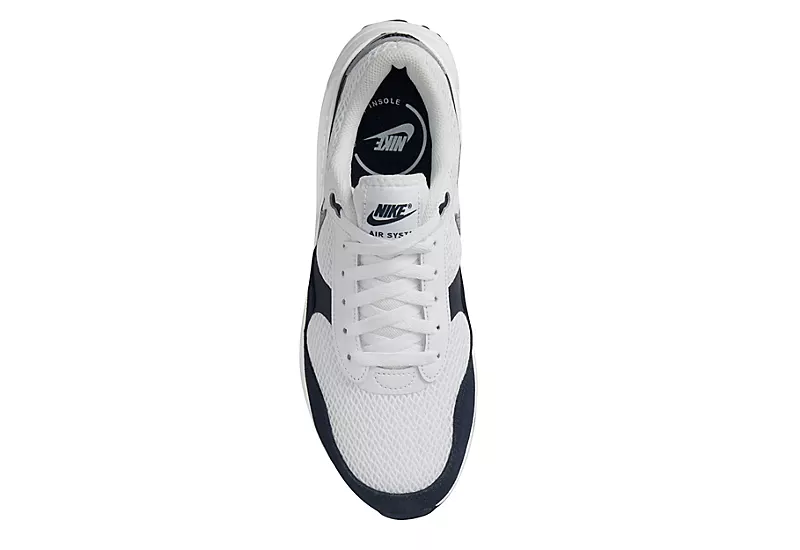 Nike Mens Air Max Systm Sneaker - White 6 Nike Mens Air Max Systm Sneaker - White - Image 4