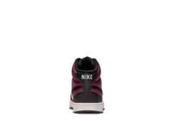 Nike Mens Court Vision Mid Sneaker - Dark Red -Shoe Promotion Shop US 01 601109 03
