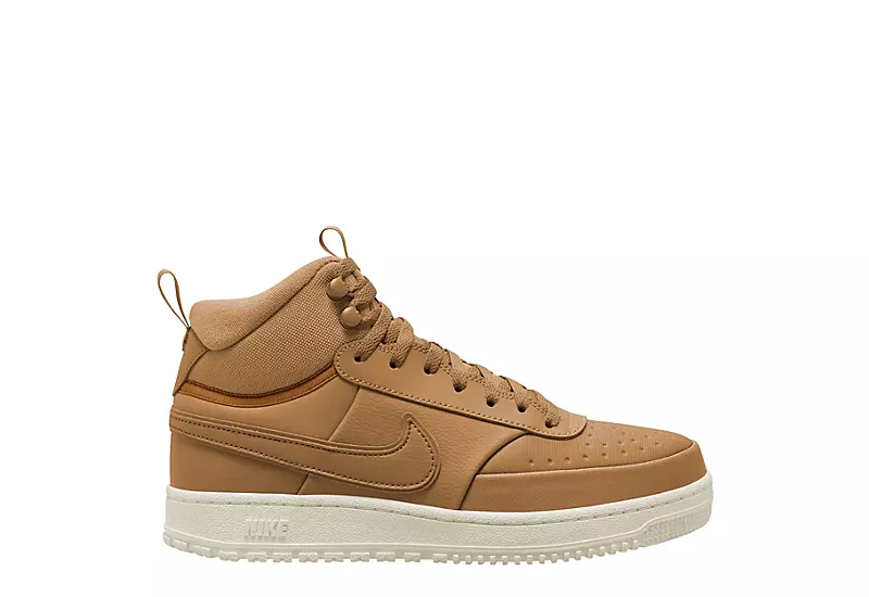 Nike Mens Court Vision Mid Winter Sneaker Boot - Wheat 4 Nike Mens Court Vision Mid Winter Sneaker Boot - Wheat - Image 2