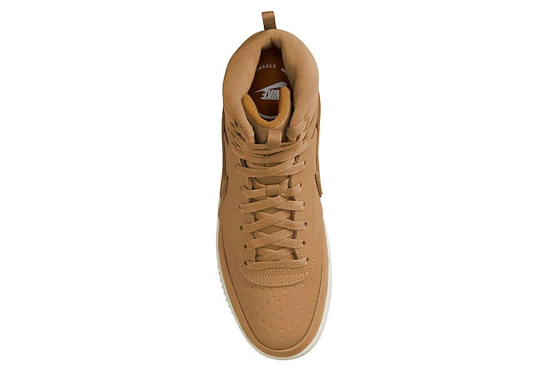 Nike Mens Court Vision Mid Winter Sneaker Boot - Wheat 6 Nike Mens Court Vision Mid Winter Sneaker Boot - Wheat - Image 4