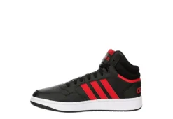 Adidas Mens Hoops 3.0 Mid Sneaker - Black -Shoe Promotion Shop US 01 601163 03