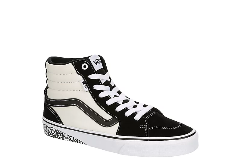 Vans Mens Filmore High Top Sneaker - White 3 Vans Mens Filmore High Top Sneaker - White
