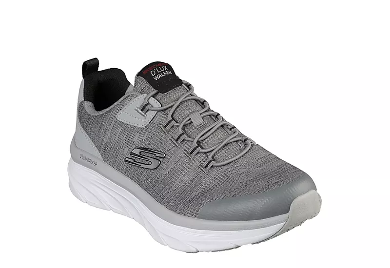 Skechers Mens Dlux Walker Pensive - Grey 3 Skechers Mens Dlux Walker Pensive - Grey