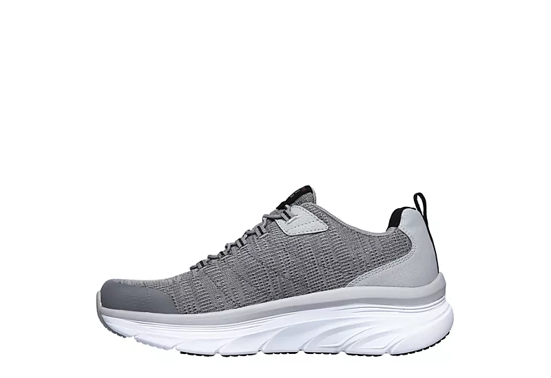 Skechers Mens Dlux Walker Pensive - Grey 5 Skechers Mens Dlux Walker Pensive - Grey - Image 3