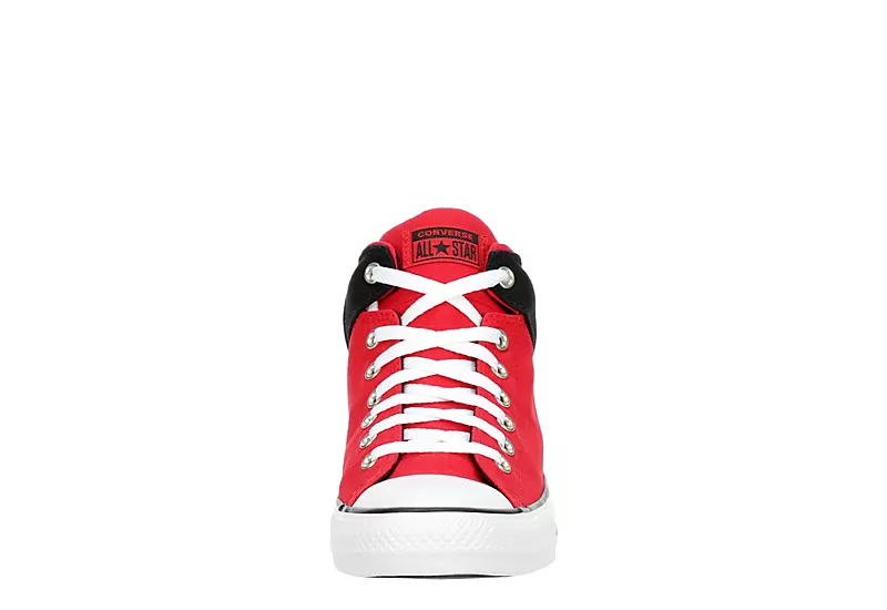 Converse Mens Chuck Taylor All Star High Street Sneaker - Red 5 Converse Mens Chuck Taylor All Star High Street Sneaker - Red - Image 3