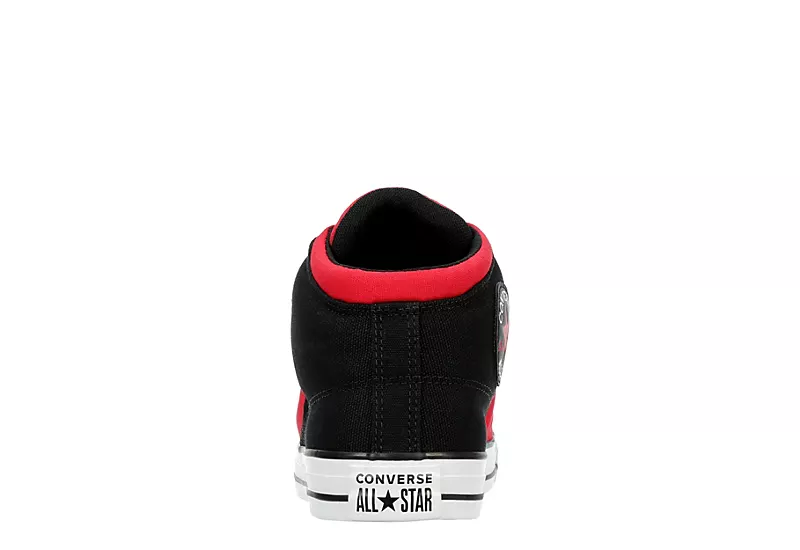 Converse Mens Chuck Taylor All Star High Street Sneaker - Red 7 Converse Mens Chuck Taylor All Star High Street Sneaker - Red - Image 5
