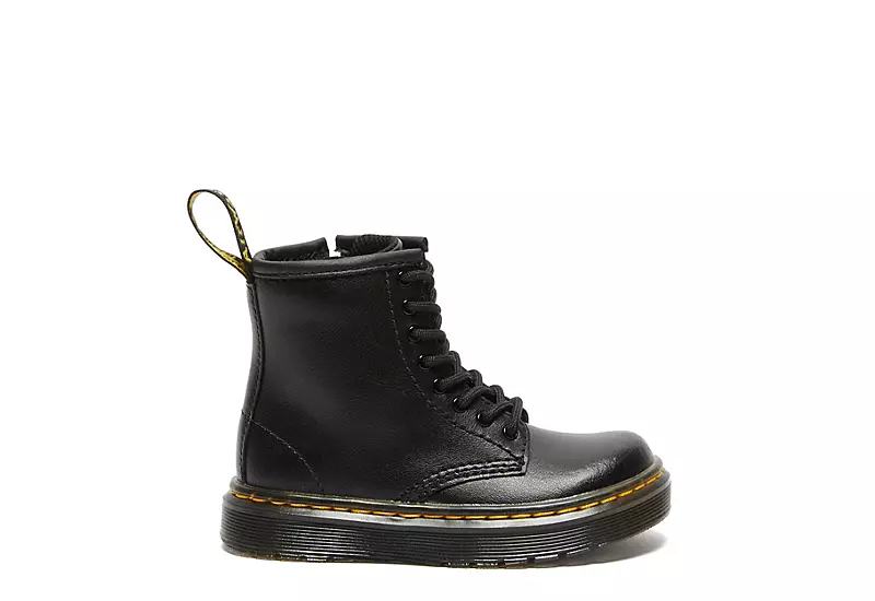 Dr. Martens Dr.martens Boys Infant Zavala Combat Boot - Black 4 Dr. Martens Dr.martens Boys Infant Zavala Combat Boot - Black - Image 2